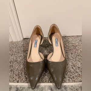 Prada Women's Dark Olive Heels